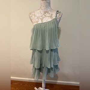 Mint Green Tiered Dress